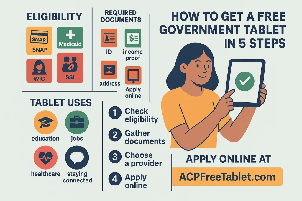 Infographics Free Tablet From Government Online